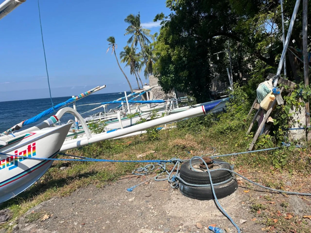 Lokasi dijual tanah pinggir pantai Tulamben