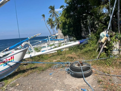 Lokasi dijual tanah pinggir pantai Tulamben