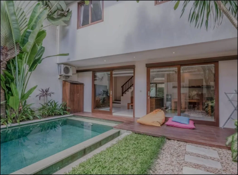 Kamar tidur villa dijual di Pererenan Canggu