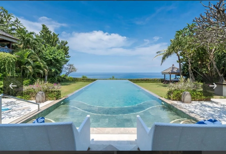 Villa mewah tebing Pandawa kolam renang