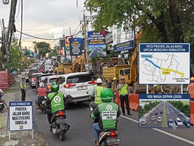 Jalan Canggu Macet Parah
