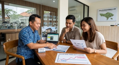 Konsultasi strategi kredit pemilikan rumah bersama Herman Tan Agen Properti Bali