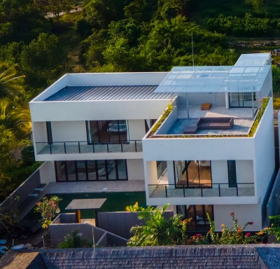 Tropical luxury modern villa with swimming pool