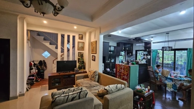 Area basement fungsional untuk ruang cuci