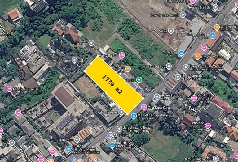 tanah dijual Batu Mejan Canggu